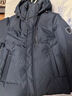 雪中飞鹅绒羽绒服男士短款脱卸帽加厚保暖休闲商务秋冬外套男装185 实拍图