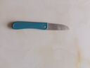 不锈钢折叠水果刀具家用切瓜果刀厨房去皮刀学生便携式分切果蔬刀 随机颜色1把 实拍图