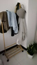 竹思乐衣帽架落地卧室挂衣架简易家用室内衣服架衣服折叠网红宿舍置物架 [加固加粗】升级款-原色60长 实拍图