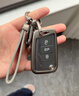 绅创大众钥匙套25款速腾迈腾朗逸帕萨特宝来汽车包扣壳途观L探岳途岳 大众【C款折叠3键】-枪色灰绳 实拍图