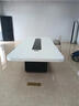 白色办公桌烤漆大型会议桌长桌简约现代洽谈培训桌会议室桌椅组合 2米钢琴白会议桌 实拍图