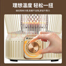 万宝取暖器小太阳家用鸟笼式烤火炉卧室电热扇节能省电小型电暖器电烤炉速热 奶油色【碳晶盘】无极调温 实拍图