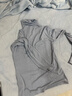 优衣库女装HEATTECH EXTRA WARM 混纺高领T恤/长袖 9%羊绒 478954 478954/03灰色 S 实拍图