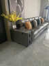 小米阳光沙发边柜侧边柜置物柜边几茶几可移动现代简约 带门可放水桶90*30*60灰色 【自行安装】 实拍图