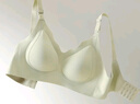 爱宝适哺乳文胸孕妇内衣无钢圈孕期喂奶胸罩上开扣浅绿XXL码M450 实拍图