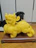 御祥阁天然玉石貔貅摆件高端摆件客厅办公室装饰乔迁新居礼品开业礼物 升级款高端黄玉招财貔貅大号单个 实拍图