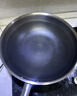 康巴赫炒锅不粘锅316L不锈钢炒菜锅32cm蜂窝平底煎炒锅电磁炉燃气灶通用 实拍图