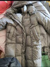 雪中飞（SNOWFLYING）羽绒服中长款女士2025新款休闲时尚过膝加厚保暖直筒高级冬季外套 岩石灰 M (160) 110-130斤 实拍图