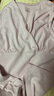 嫚熙（EMXEE）超皮孕妇秋衣秋裤套装秋冬哺乳月子服保暖内衣 粉肤色无罩杯【中暖发热珍珠绒】 L 实拍图