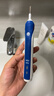 欧乐B（Oral-B）成人电动牙刷P4000深度清洁牙龈按摩3D声波P系列圆头送男友送女友情侣礼赠生日礼物 P4000-天穹蓝+6支适配刷头 实拍图