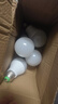 超亮led灯泡e27螺口家用白光暖光护眼照明3W5W7W9W12瓦球泡节能灯 超亮【24W】好灯好质量 白光【4支装】 实拍图