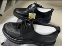 百丽通勤商务皮鞋2025男牛皮褶皱增高休闲鞋A1373AM4 黑色2  41 实拍图