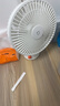 米家 小米桌面小风扇 开学必备台式手持迷你便携充电风扇小型 户外露营宿舍办公室家用 7羽叶大风量 实拍图