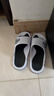 回力运动拖鞋男浴室内户外不易滑厚底凉拖鞋HL39391白黑色43-44码 实拍图