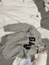 GAP男女装秋季款字母logo拉链连帽卫衣宽松外套美版868454 白色 L 美码 XL亚洲码185/104A 实拍图
