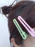 糖果色无痕鸭嘴夹碎发夹女前额刘海侧边夹子头饰一字夹发卡TS64 TS64-糖果色鸭嘴夹2个随机 实拍图