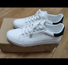 热风休闲男鞋新款男士时尚休闲鞋白色男鞋舒适透气小白鞋拼色板鞋男 04白色 40 实拍图