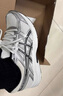 亚瑟士ASICS男鞋透气跑鞋运动鞋缓震舒适跑步鞋 GEL-CONTEND 4 白色/银色 44 实拍图