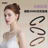 M2KAM2Ka方形运动发圈女扎头丸子头高弹力不扯发皮筋 4mm发绳混色*5条 实拍图