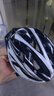 多孔透气代驾外卖骑行运动一体成型夏季头盔通风超轻男女通用均码 002蓝白色一个 均码 实拍图