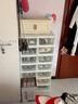 透明鞋柜防尘盒防潮鞋盒前开式置物架储物用品收纳箱收纳盒高颜值 透明加厚中号 1只装 实拍图