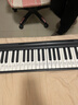 特伦斯电子琴88键折叠琴成人儿童初学电钢键盘教学乐器V10便携钢琴 典雅黑 实拍图