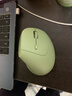 B.O.W航世 MD190mini 无线蓝牙双模办公鼠标 中小手人体工学鼠标垂直鼠标 平板电脑小巧便携 清新绿 实拍图