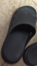 京东京造【3.5cm踩屎感】eva厚底拖鞋男士防臭休闲凉拖鞋 碳灰 42-43 实拍图