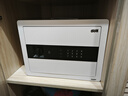 得力（deli）保险柜 办公家用电子密码保管箱小型入墙入柜私密箱隐藏保密柜 可固定安装 30cm白 实拍图