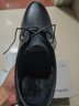 红蜻蜓商务休闲皮鞋男士正装德比鞋加绒棉鞋保暖男鞋WTA7376黑色43 实拍图