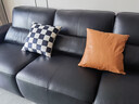 艾薇沙发抱枕靠垫靠背垫床头靠枕抱枕套含抱枕芯45*45科技布橙色 实拍图