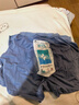 蓓安适一次性内裤男士云柔无菌日抛免洗内裤男平角灰蓝色 4XL 实拍图