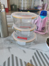 乐扣乐扣（LOCK&LOCK）耐热玻璃保鲜盒微波炉饭盒上班族学生便当盒水果饭菜保鲜碗三件套 实拍图