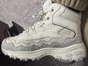 斯凯奇（Skechers）新年礼物贝壳熊女鞋百搭高帮女靴厚底增高老爹鞋户外运动鞋168026 实拍图