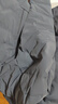 劲霸男装（K-Boxing）男士冬季立领轻薄短款夹克羽绒服|NRHG4002 灰色 170/M  实拍图