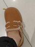 百丽（Belle）复古毛边雪地靴女2025冬新商场同款舒适毛里休闲鞋E5N1DDM5 棕色 37 实拍图