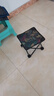 爆品椅子板凳小椅子户外钓椅马扎钓鱼便捷多功能超轻四角凳子马扎 户外小马扎-枫叶蓝色(活动) 实拍图