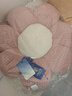 金号毛绒绒花朵坐垫屁垫沙发飘窗卧室地上椅子座垫 粉色 45x45cm 实拍图