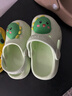 牧童儿童拖鞋夏男宝宝洞洞鞋软底女童卡通洗澡婴幼儿家居鞋奶龙绿150 实拍图