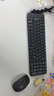 罗技（Logitech）MK220 键鼠套装 无线键鼠套装 办公键鼠套装  多媒体键鼠套装 带无线2.4G接收器 黑色 实拍图