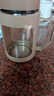 玻璃水杯商务杯大容量男女生带盖泡茶饮水礼品杯家用把手杯 咖色 500ml 1只 实拍图