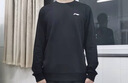 李宁（LI-NING）卫衣男春秋季圆领纯色无帽长袖上衣宽松休闲大码青少年运动套头衫 实拍图