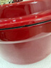 苏泊尔SUPOR 珐琅锅汤锅22cm铸铁锅炖锅酒红ET22MF01-R  实拍图