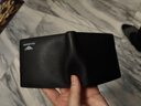 法莱阿玛尼男士钱包男短款真皮头层牛皮钱夹卡包简约商务送老公男友生日礼物 简约横款/专柜礼盒/203-1 实拍图