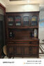 雅尘家居美式实木餐边柜一体靠墙柜子酒柜储物柜靠墙玄关柜上下收纳茶水柜 四门餐边柜 【复古胡桃色】 实拍图