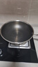 炊大皇 炒锅 304不锈钢炒菜锅煎锅 平底不粘炒锅32cm 可立可视盖不挑灶 实拍图