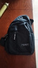 【京东物流】运动便携男女胸包单肩斜挎骑行健身训练瑜伽帆布包 黑色-双层 实拍图