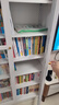 阿格贝贝钢制书柜带玻璃门防尘书柜落地一体家用图书馆书架收纳置储物柜 钢化玻璃款 【六层】2米高0.8米宽 实拍图