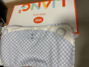 良良婴儿枕头宝宝0-1-3岁定型枕新生儿童护型枕蓝格1.0版本(单枕套) 实拍图