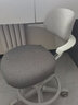 搜椅子（So Chair）马鞍椅高脚升降人体工学小户型电脑椅办公椅家用吧台椅凳骑马椅 高款白框灰色有脚踏 实拍图
